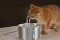 Fontaine à Eau Intelligente  2.2L – Acier Inoxydable & Capteur Sans Fil