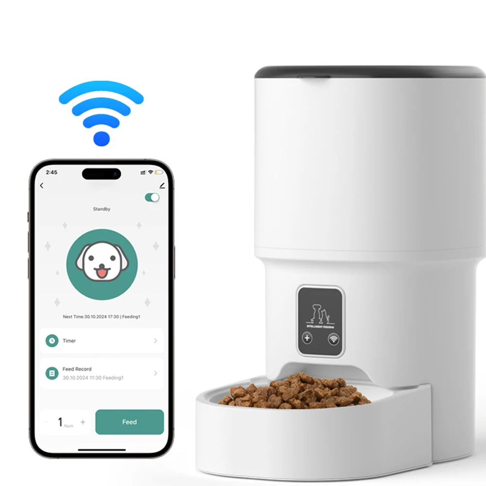 Distributeur automatique intelligent pour animaux – 4L WiFi + Caméra HD