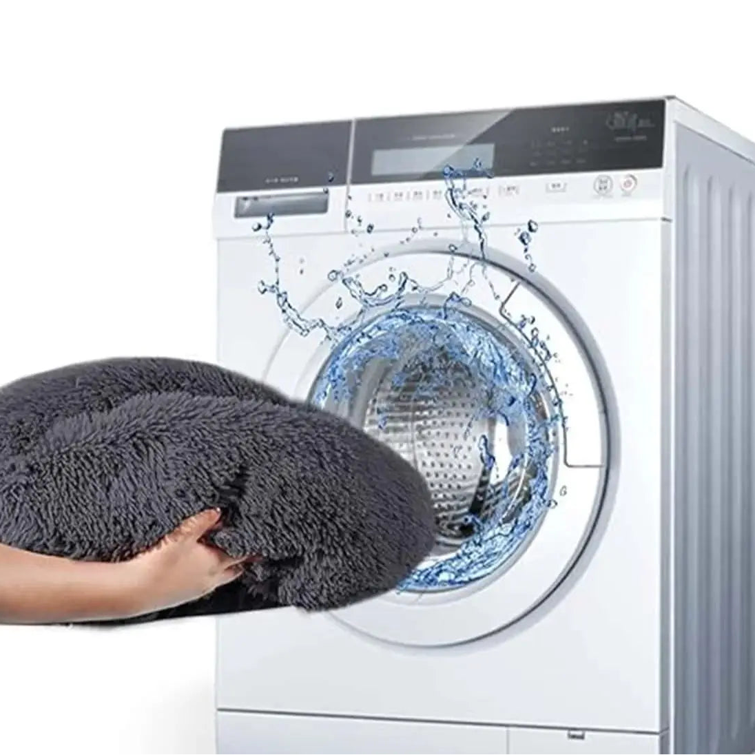 Lit Rond Ultra-Doux pour Animaux – Confort Absolu en Toute Saison